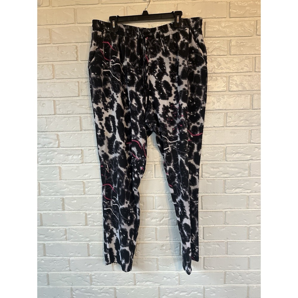 Nicki Minaj Women's Graphic Print Jogger Pants Black‎ Gray Pink XXL